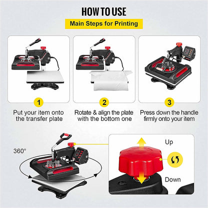 Impresomatic 12 in 1 Heat Press Machine